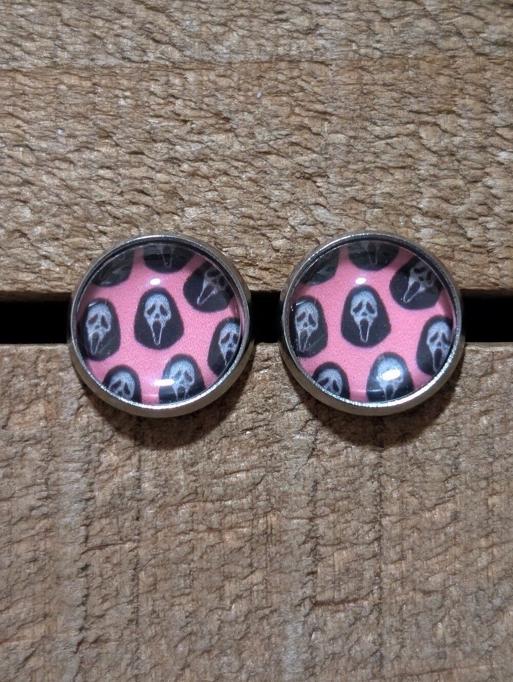 💟 Ghostface Handmade Earrings